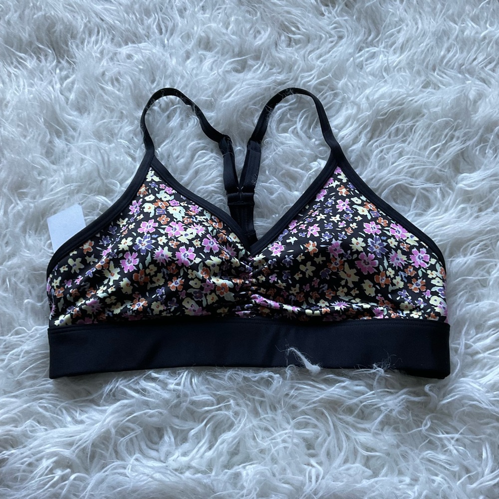 🆕PINK BLACK FLORAL BRA‎